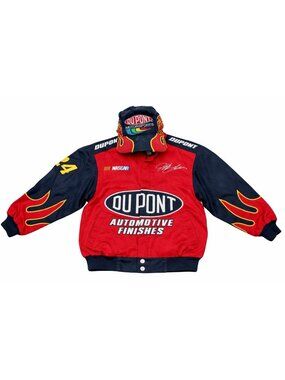 Chase Authentics DuPont NASCAR Jacket Hat Combo Jeff Gordon 24 XS